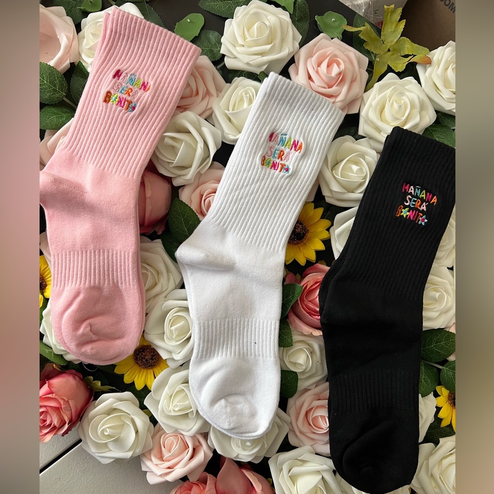New - 3x Socks - Karol G Merch - Manana Será Bonito
